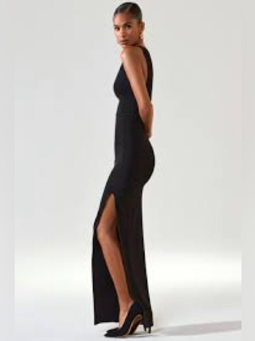 Talula Black Racerback Maxi Dress